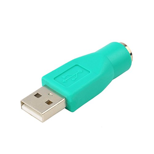 SeniorMar Ligero Práctico USB Macho para Ps2 Hembra Adaptador de Cable Convertidor para Computadoras Pc Portátiles Portátiles Teclado Ratón