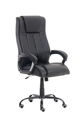 Silla de Oficina Matador en Cuero PU I Silla Ejecutiva Moderna & Regulable en Altura I Silla de Ordenador con Ruedas I Color:, Color:Negro Silla de Oficina Matador en Cuero PU I Silla Ejecutiva Moderna & Regulable en Altura I Silla de Ordenador con Ruedas I Color:, Color:Negro