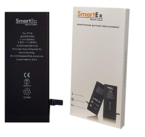Smartex® Black Label Baterìa Compatible con iPhone 7-1960 mAh | Año 2020 | 2 Años de Garantía