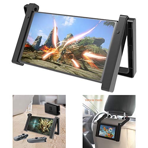 Soporte de Coche y Soporte de Mesa Ajustable para Nintendo Switch, 2 en 1, portátil y Ajustable para Nintendo Switch Soporte de Coche y Soporte de Mesa Ajustable para Nintendo Switch, 2 en 1, portátil y Ajustable para Nintendo Switch