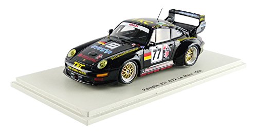 Spark- S4447 – Porsche 911/993 GT2 – Le Mans 1996 – Negro – Escala 1/43
