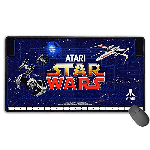 Star Wars - Alfombrilla de ratón profesional para videojuegos con bordes cosidos, base de goma antideslizante, 40 cm x 90 cm