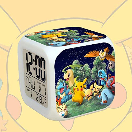 Superd Mesita de Noche para niños Reloj Despertador Digital LED luz de Noche Colorida Estado de ánimo Alarma Reloj Cuadrado Mudo con Puerto de Carga USB Viaje pequeño Reloj Despertador Regalo Q10442 Superd Mesita de Noche para niños Reloj Despertador Digital LED luz de Noche Colorida Estado de ánimo Alarma Reloj Cuadrado Mudo con Puerto de Carga USB Viaje pequeño Reloj Despertador Regalo Q10442