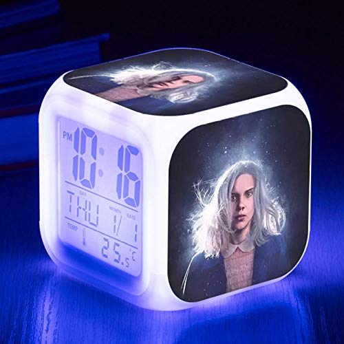 Superd Mesita de Noche para niños Reloj Despertador Digital LED luz de Noche Colorida Estado de ánimo Alarma Reloj Cuadrado Mudo con Puerto de Carga USB Viaje pequeño Reloj Despertador Regalo Q7019 Superd Mesita de Noche para niños Reloj Despertador Digital LED luz de Noche Colorida Estado de ánimo Alarma Reloj Cuadrado Mudo con Puerto de Carga USB Viaje pequeño Reloj Despertador Regalo Q7019