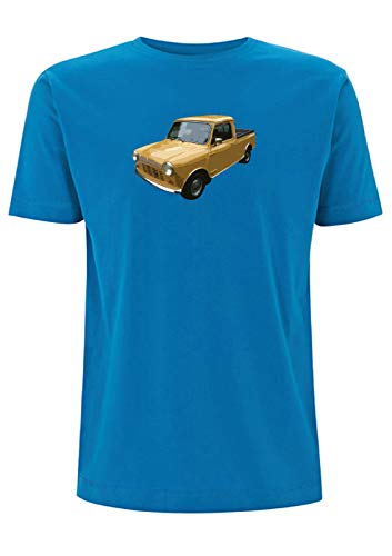 Time 4 Tee Mini Pickup Camiseta Pick Up Austin Classic Retro Vintage Car Morris Rover Azul azul eléctrico M