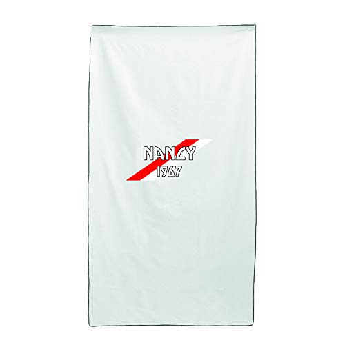 Tipolitografia Ghisleri Toalla, toalla de playa, toalla con bandera oblicuo Nancy 70 x 140 cm