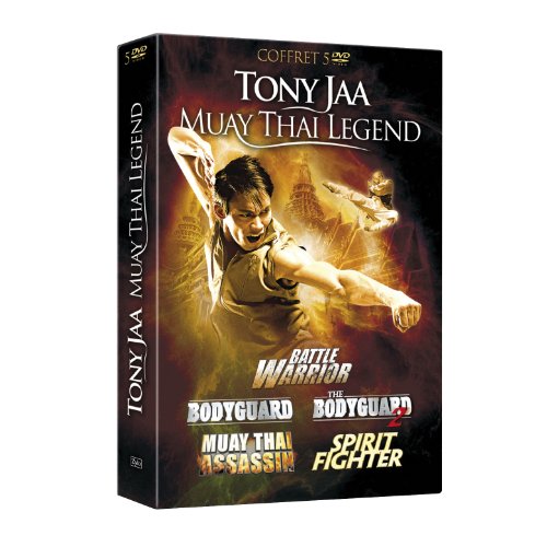 Tony Jaa - Muay Thai Legend : Battle Warrior + Bodyguard + Bodyguard 2 + Muay Thai Assassin + Spirit Fighter [Francia] [DVD]