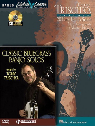 Tony Trischka - Banjo Bundle Pack: Tony Trischka Teaches 20 Easy Banjo Solos (Book/CD Pack) with Classic Bluegrass Banjo Solos (DVD) by Tony Trischka (2009-03-01)