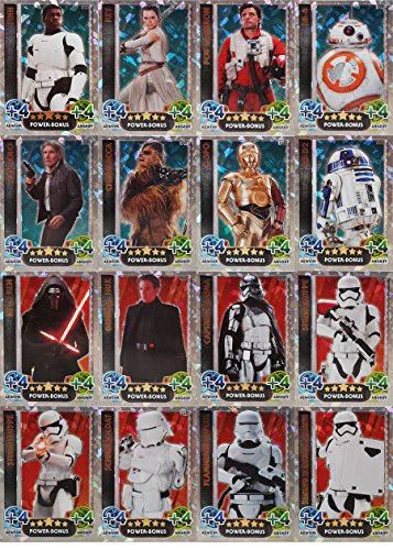 Topps Star Wars – despertar de la Fuerza – Los 16 tarjetas de bonus Holograma Power como Juego – Edición Alemana