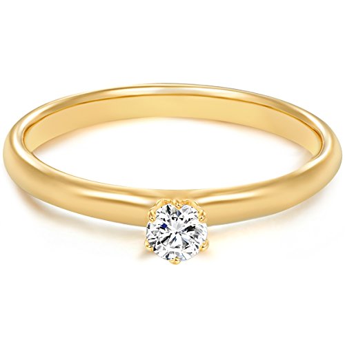 Tresor 1934 Solitario da Donna in Argento Sterling 925 con Zirconia Tresor 1934 Solitario da Donna in Argento Sterling 925 con Zirconia