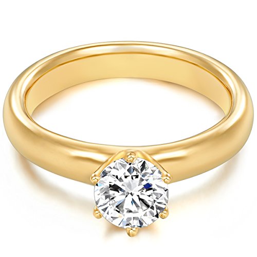 Tresor 1934 Solitario da Donna in Argento Sterling 925 con Zirconia Tresor 1934 Solitario da Donna in Argento Sterling 925 con Zirconia
