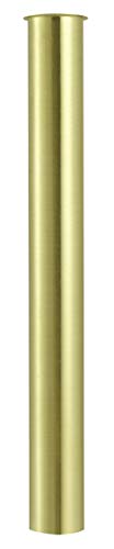 Tubo de inmersión de latón de 300 mm para sifón, alargador de tubo de 32 mm de desagüe, tubo de ajuste con cierre de olor para botella, dorado cepillado Tubo de inmersión de latón de 300 mm para sifón, alargador de tubo de 32 mm de desagüe, tubo de ajuste con cierre de olor para botella, dorado cepillado