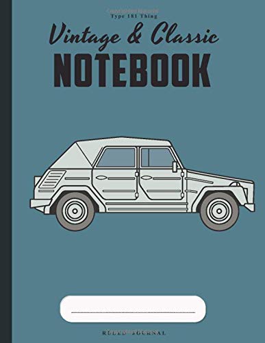 Type 181 Thing: College Ruled note book journal and repair workbook