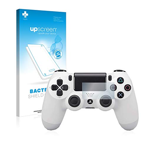 upscreen Protector Pantalla Compatible con Sony Playstation 4 PS4 Dualshock Controller 2013-2015 Película Protectora Antibacteriana