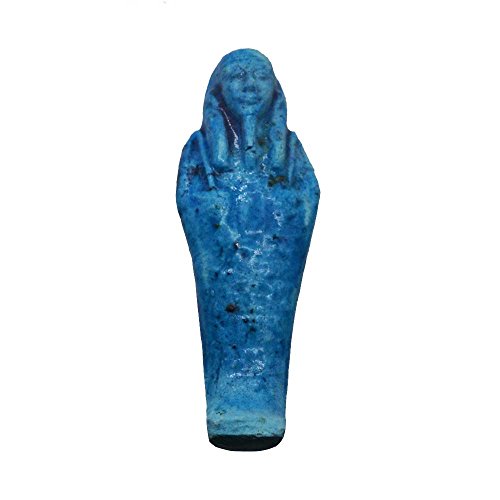 Ushebti de fayenza Hecho a Mano en el Cairo, réplica Actual del Antiguo Egipto, Mide 13 cm de Largo y 5 cm de Ancho Aproximadamente Ushebti de fayenza Hecho a Mano en el Cairo, réplica Actual del Antiguo Egipto, Mide 13 cm de Largo y 5 cm de Ancho Aproximadamente