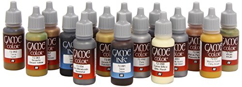 Vallejo Game Color Set - Leather and Metal Vallejo Game Color Set - Leather and Metal