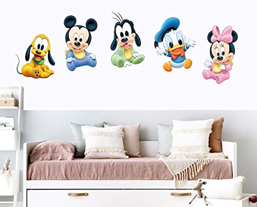 Vinilo Decorativo Infantil de Pared Bebes Disney Personajes – Autoadhesivo de fácil colocación – Habitación Infantil – Varias Medidas (90, 28)