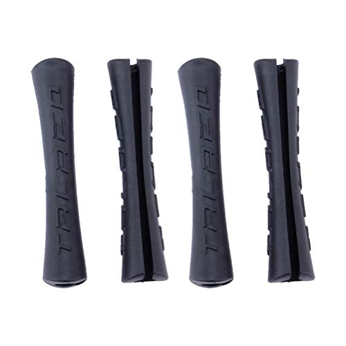 Vosarea Funda de Goma Protectora de 4 Pares para Cuadro de Bicicleta Protectora para Cambio de Cable de Freno Vosarea Funda de Goma Protectora de 4 Pares para Cuadro de Bicicleta Protectora para Cambio de Cable de Freno