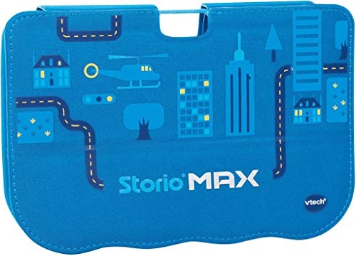 VTech - Funda Folio de plástico para Tablet Storio MAX, Color Azul (80-218549) VTech - Funda Folio de plástico para Tablet Storio MAX, Color Azul (80-218549)