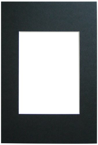 Walther, Paspartú Para Marcos Multifoto, PA051B, 40x50 cm, Tamaño de la imagen 30 x 40 cm, Negro