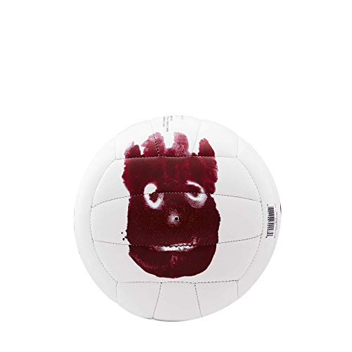 Wilson WTH4115XDEF Pelota de Voleibol Castaway Mini Mr Cuero sintético, Unisex Adulto, Blanco, Talla única