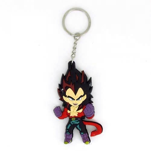 WoloShop Llavero de Goma Vegeta SSJ4 Dragon Ball GT Doble Cara Figura