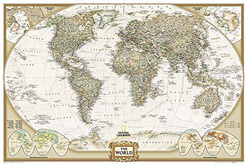World Executive, Poster Size, tubed : Wall Maps World (National Geographic Reference Map) by National Geographic Maps(2012-08-02)