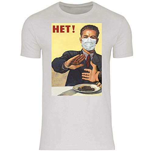 wowshirt Camiseta Propaganda de Unión Soviética Poster Alcohol máscara Facial Protector bucal para Hombre, Tamaño:3XL, Color:Pacific Grey