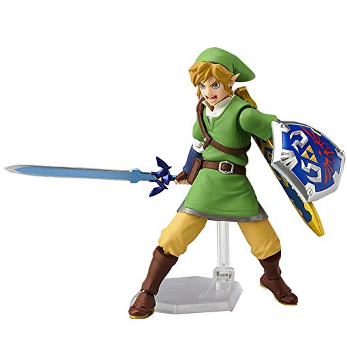 XINFA Figura de Zelda 14cm The Legend of Zelda: Skyward Sword Game Dibujos Animados Anime Figuras Enlace PVC Figura de acción Modelo Juguetes para niños para niños Regalos de cumpleaños