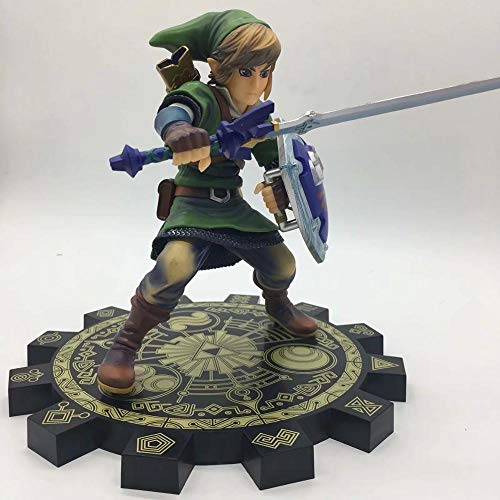 XINFA Figura de Zelda 20cm Anime Zelda No Densetsu Skyward Sword Link Figura de acción de Juguete The Legend of Zelda Skyward Sword PVC colección Modelo muñeca