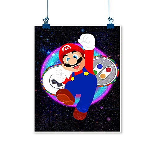 Xlcsomf Lienzo decorativo para pared, diseño de Luigi Mario – 45,72 x 60,96 cm, diseño de Super Mario As a gift sin marco