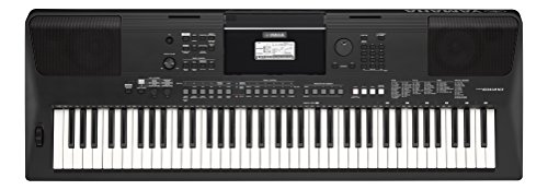 Yamaha PSR-EW410 - Teclado digital portátil para nivel principiante y avanzado con funciones de DJ, amplificador y altavoces incorporados, color Negro