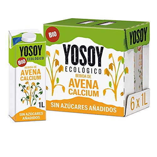 Yosoy - Bebida Vegetal Ecológica De Avena Calcio, Caja De 6 X 1L 6000 ml Yosoy - Bebida Vegetal Ecológica De Avena Calcio, Caja De 6 X 1L 6000 ml