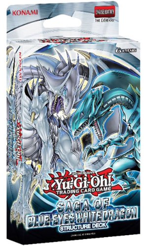 YU-GI-OH! Konami YGO - Saga del Dragón Blanco de Ojos Azules, baraja de Estructura (en inglés)