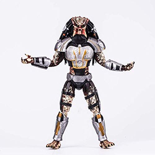 YUNLILI Modelo de Personaje Juguete Figura Alien vs.Modelo de animación de depredador, Estatua del depredador Modelo, decoración de Escritorio, 33 cm