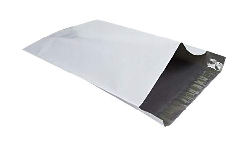 100 bolsas de plástico para envíos postales, de polietileno gris, 55 x 75 cm, color blanco 100 bolsas de plástico para envíos postales, de polietileno gris, 55 x 75 cm, color blanco