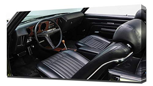 1970 Pontiac GTO Judge Convertible V5 - Reproducción Lienzo - Arte Enmarcado Impresión De Lienzo