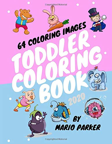 64 coloring images toddler coloring book 2020