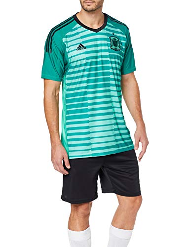adidas Federación Española de Fútbol Camiseta de Portero, Hombre, Verde (veraér/verfue), L