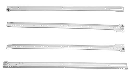 AERZETIX: Par de guías de rodillo correderas para cajones 25kg (55cm) AERZETIX: Par de guías de rodillo correderas para cajones 25kg (55cm)