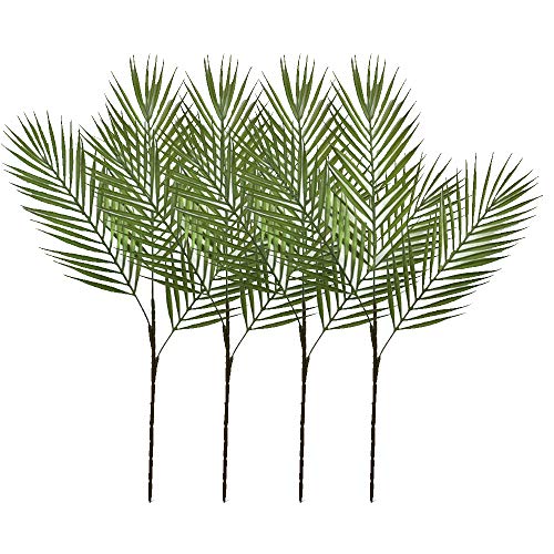 Aisamco 4 Piezas de arbusto de Hoja de Palma Tropical Artificial Planta Artificial con 3 Hojas de plástico Verde Planta de Palma Areca 68 cm de Alto para Acento de vegetación Tropical Arreglo Floral Aisamco 4 Piezas de arbusto de Hoja de Palma Tropical Artificial Planta Artificial con 3 Hojas de plástico Verde Planta de Palma Areca 68 cm de Alto para Acento de vegetación Tropical Arreglo Floral