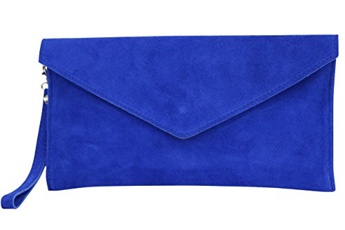 AMBRA Moda - Bolso de hombros de mujeres ( 32 x 2 x 17 cm), azul real