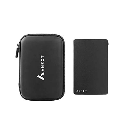Anext Caja de disco duro externo USB 3.0 a SATA III de 2.5 pulgadas para herramientas de disco duro SATA HDD/SSD de 7 mm y 9.5 mm con bolsa de almacenamiento Anext Caja de disco duro externo USB 3.0 a SATA III de 2.5 pulgadas para herramientas de disco duro SATA HDD/SSD de 7 mm y 9.5 mm con bolsa de almacenamiento