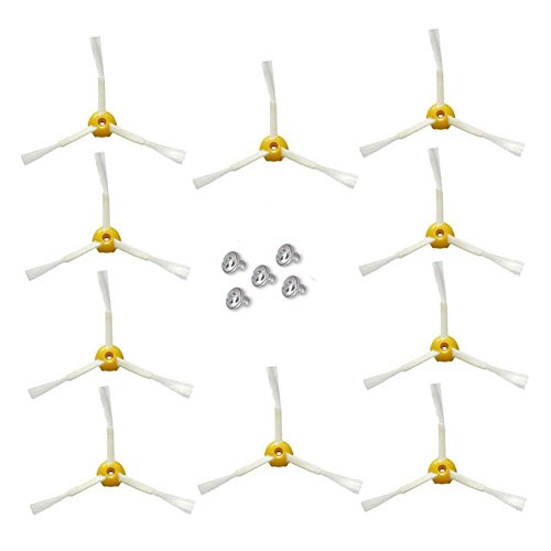 aotengou Cepillos Laterales 3-brazos para iRobot Roomba Series 500, 600 y 700 Brushes ABS duradero Lateral cerdas suaves robóticas herméticas para limpiar más fácilmente Sustitución simple aotengou Cepillos Laterales 3-brazos para iRobot Roomba Series 500, 600 y 700 Brushes ABS duradero Lateral cerdas suaves robóticas herméticas para limpiar más fácilmente Sustitución simple