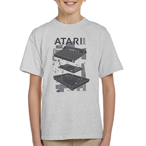 Atari 2600 Console Schematic Kid's T-Shirt