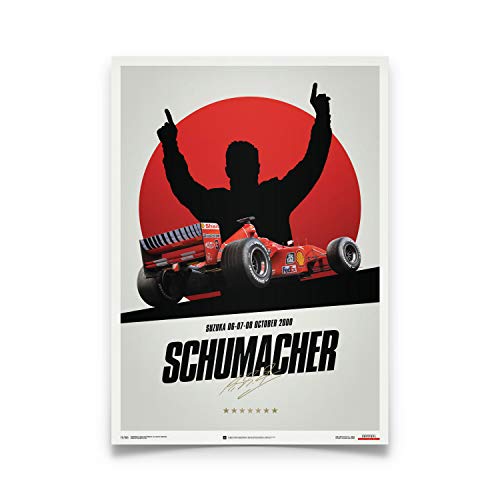 Automobilist | Ferrari F1-2000 - Michael Schumacher - Japón - Suzuka GP - cartel | Estándar Tamaño del cartel