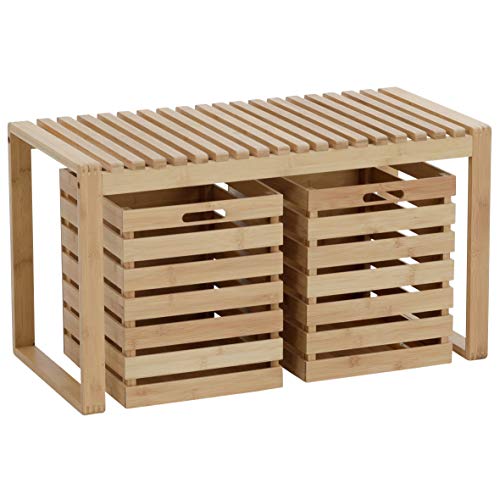 axentia Zapatero, Color de Madera, Aprox. 80 x 40 x 45 cm axentia Zapatero, Color de Madera, Aprox. 80 x 40 x 45 cm