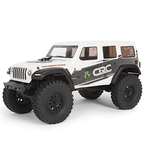 Axial 1/24 SCX24 2019 Jeep Wrangler JLU CRC Rock Crawler 4WD RTR, color blanco, AXI00002T1