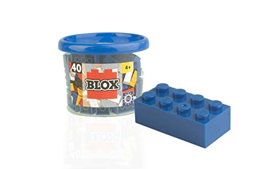 Blox - Bote de 40 Bloques, Color Azul (Simba 4118881) Blox - Bote de 40 Bloques, Color Azul (Simba 4118881)