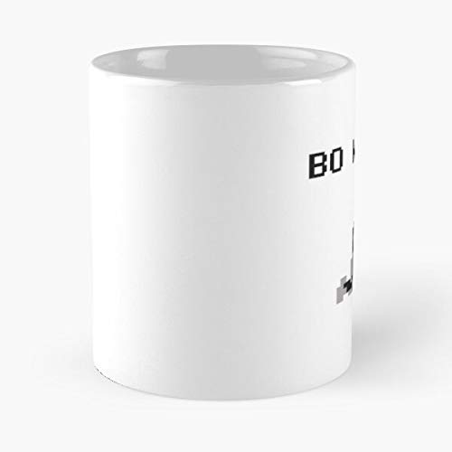 Bo Knows Classic Mug -11 Oz Coffee - Funny Sophisticated Design Great Gifts White-situen.
